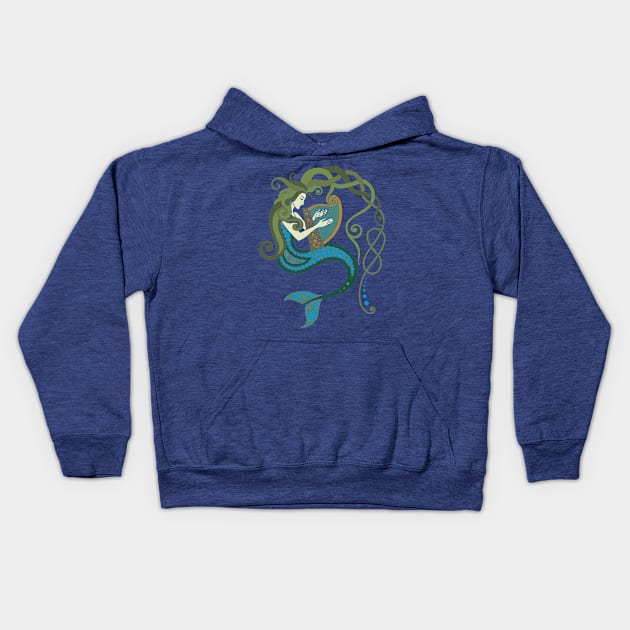 Mermaid 2.0 Kids Hoodie by Greyhand